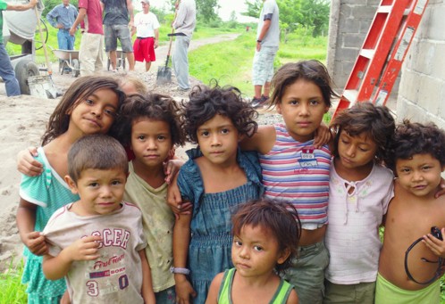 A group of children in need of sponsorship.